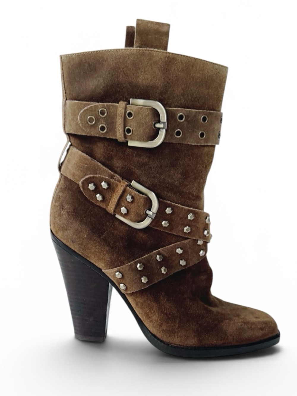 Joan & David Dakerris Distressed Suede Boots | 8